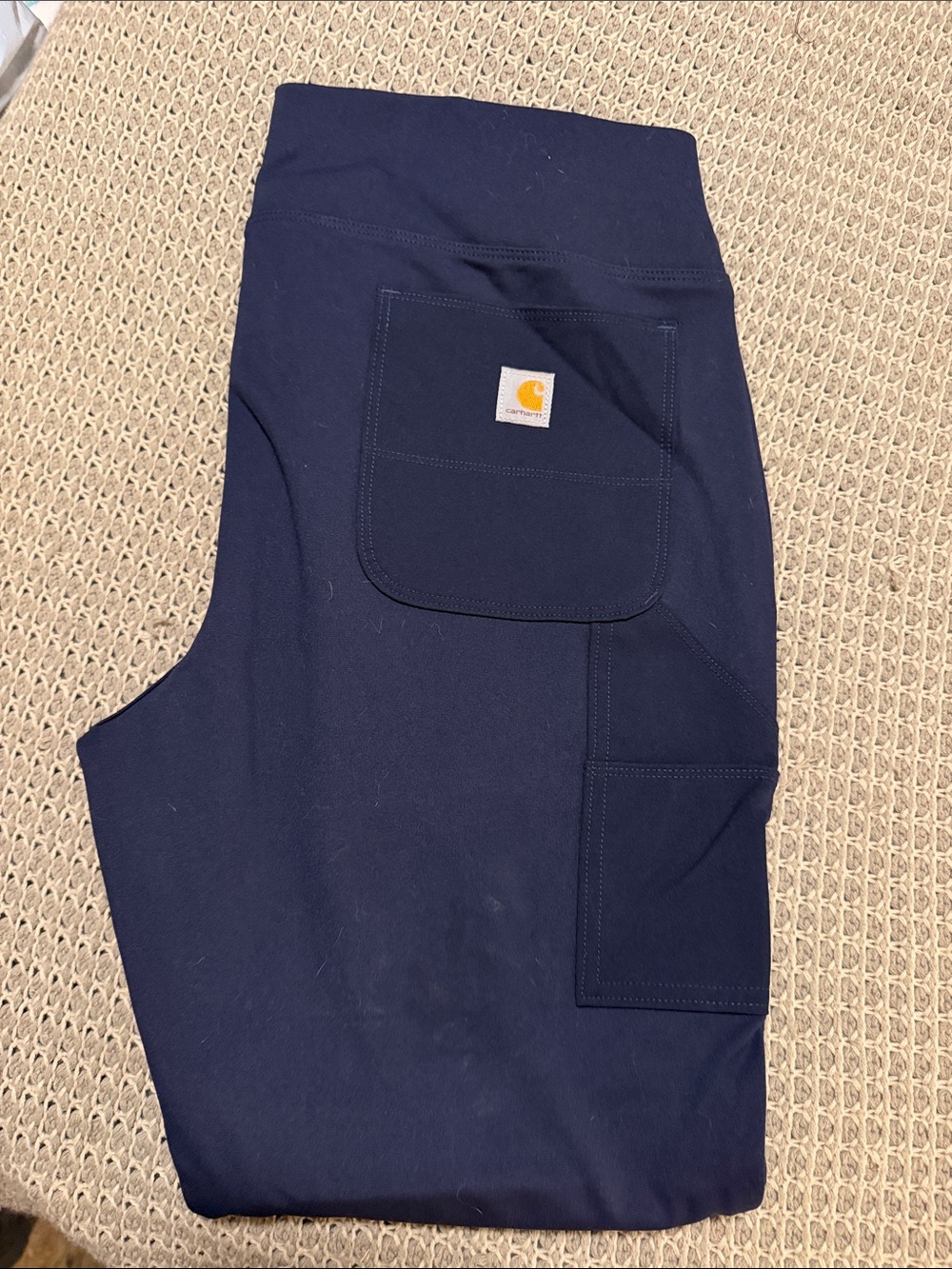 Carhartt Navy Utility Pocket Leggings with Logo Patch - Picture 4 of 4